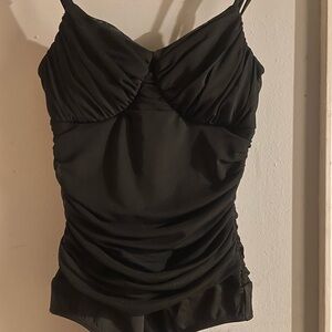 Express Contour Elegant Black Bodysuit